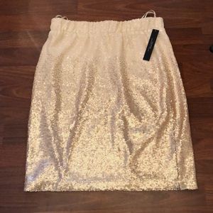 NWT Tahari sequin skirt